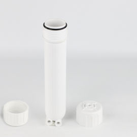 Weiße Farbwasser-Filter-Komponenten, einzelnes O-Ring RO-Filtergehäuse
